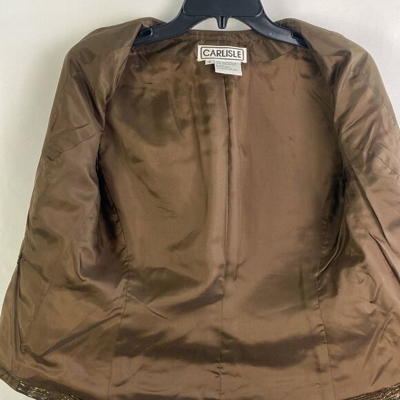 Carlisle Copper Metallic Zip Front - Picture 7 of 8